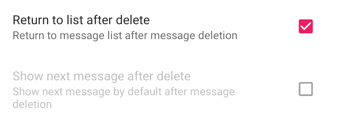 Old "after delete" navigation settings