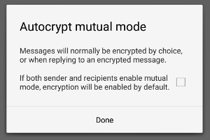 Autocrypt Mutual Mode >