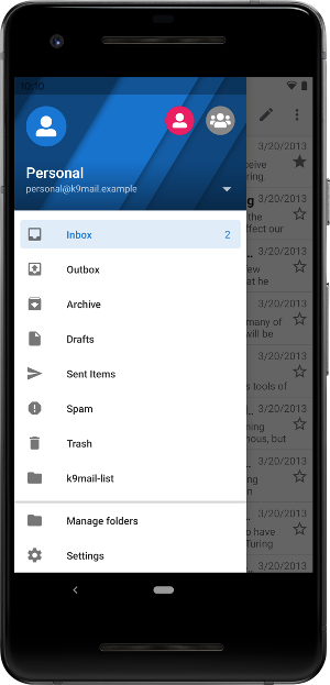 K-9 Mail 5.715 screenshot <